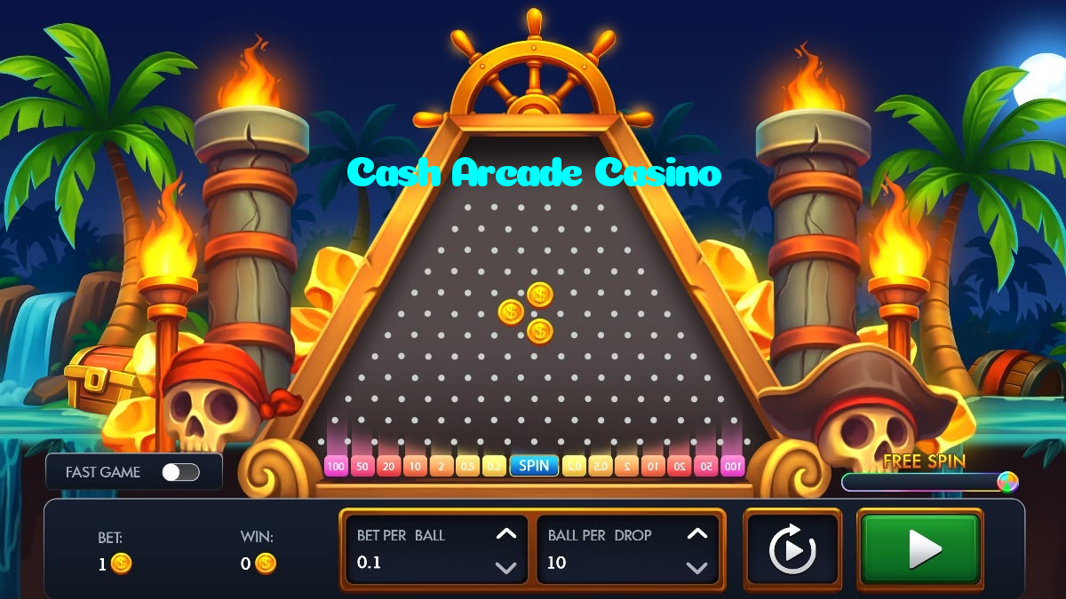 Cash Arcade Casino casino presented on mobile device in Pakistan with slots and live games